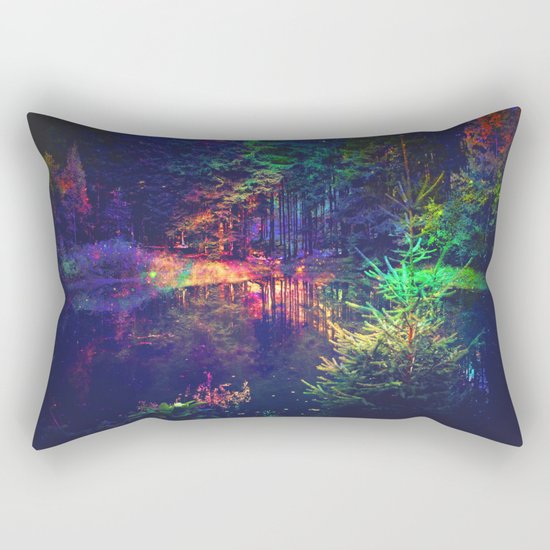 mysterious forest Rectangular Pillow