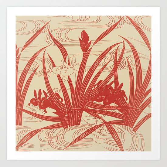 Lirios Art Print