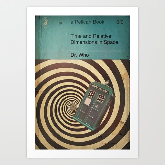 TEXTBOOK TIMELORD Art Print