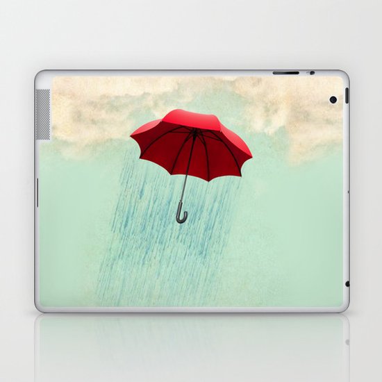red rain Laptop & iPad Skin