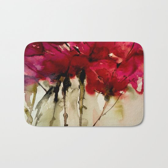 red expression Bath Mat