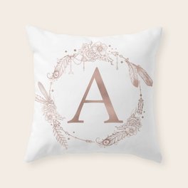 throw pillows with initials