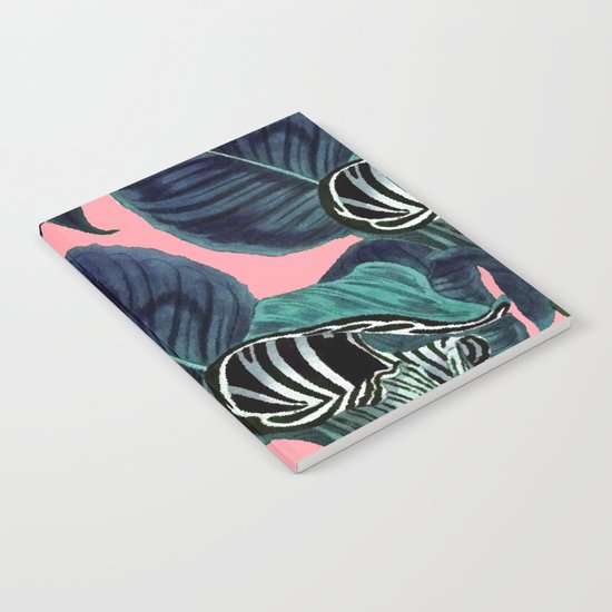 Tropical Flower Pattern #society6 #decor #buyart Notebook