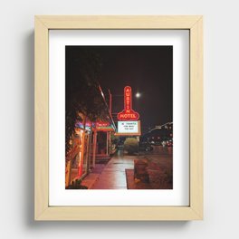 Austin Motel on South Congress in Austin, TX Recessed Framed Print