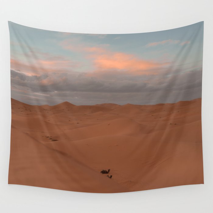 Desert Sunset II - Sahara, Morocco Wall Tapestry