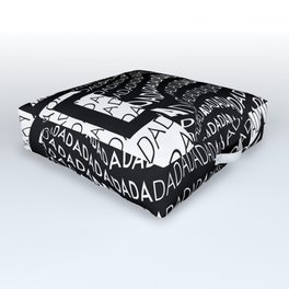 History of Art in Black and White. DADA Outdoor Floor Cushion