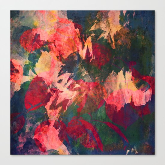 It's Complicated, Abstract Leaves Canvas Print