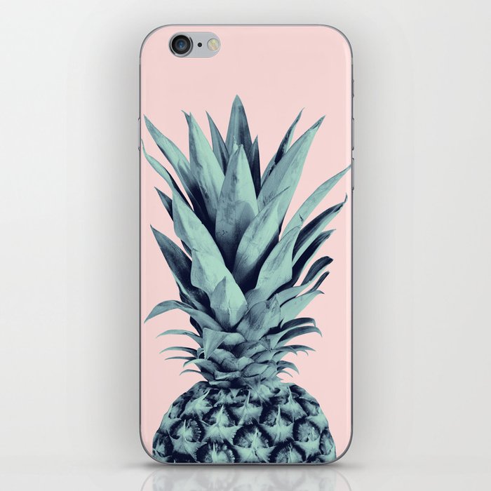 Blush Pineapple Dream #1 #tropical #fruit #decor #art #society6 iPhone Skin