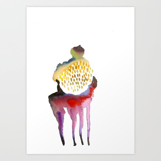 Why horses don’t sweat, but I do? Art Print