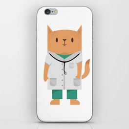 Doctor Cat iPhone Skin