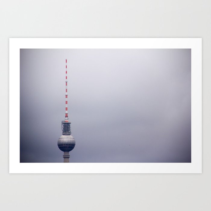 Berlin TV Tower Art Print