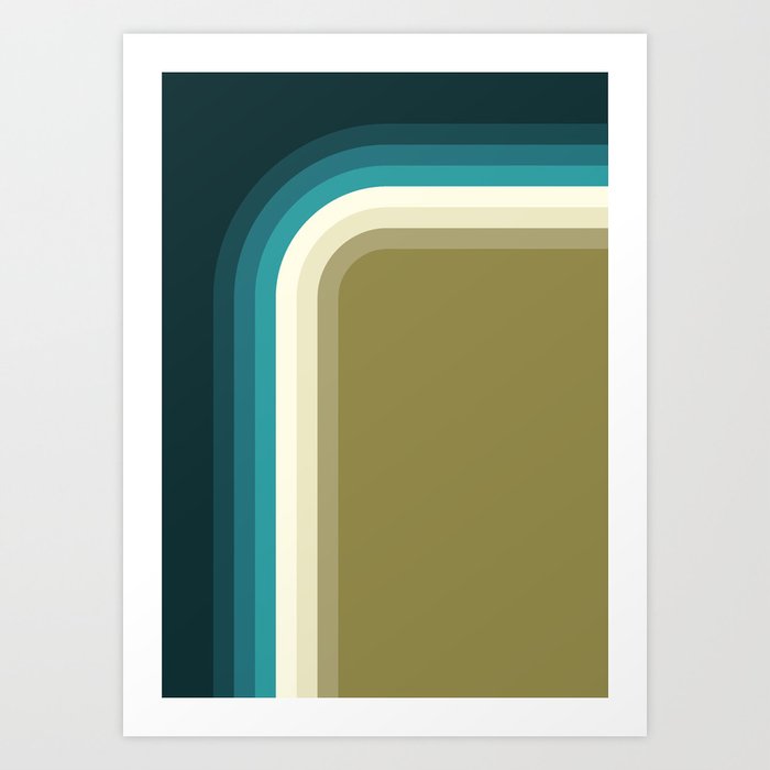 Graphic 876 // Cool & Drab Bend Kunstdrucke Graphic 876 // Cool & Drab Bend Kunstdrucke