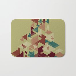 Bunch of shapes Bath Mat | Vector, London, Digital, Abstract, Drawing, Curated, Cubism 