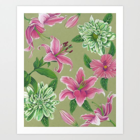 Floral Art Print