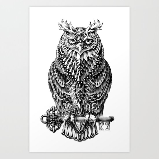 Great Horned Owl Art Print