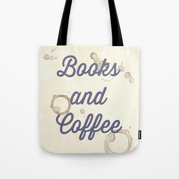 Books and Coffee Tote Bag