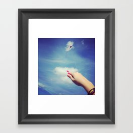 Into The Wind Framed Art Print