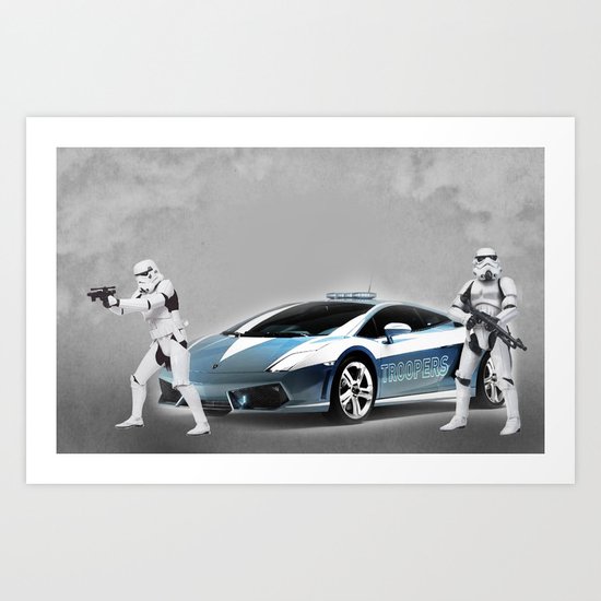 Lamborghini Troopers Art Print