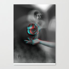 3d Sphere collage Canvas Print