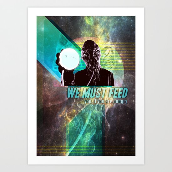 Doctor Who: Ood - "We must feed" Art Print