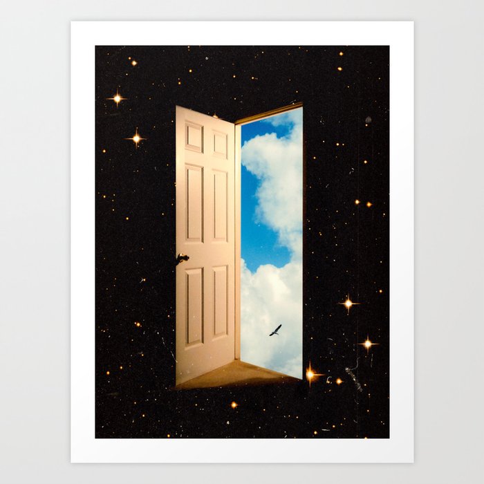 The Portal: From The Stars To The Clouds Art Print