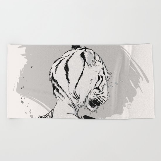 Feels Tigress Beach Towel