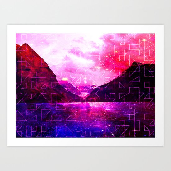 Spaced Louise Art Print