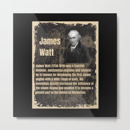 James Watt - Metal Print