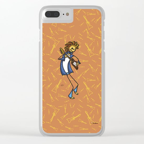 Guitarist funny Clear iPhone Case