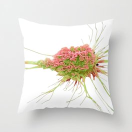 SEM DENDRIC CELL MICROSCOPIC VIEW IMAGE MEDICAL LABORATORY SCIENTIST Throw Pillow