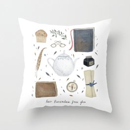 House of the Wise Throw Pillow
