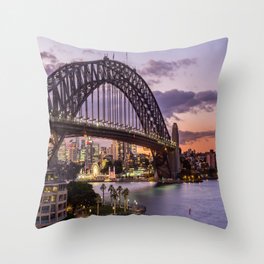 Harbour Bridge, Sydney Australia Throw Pillow