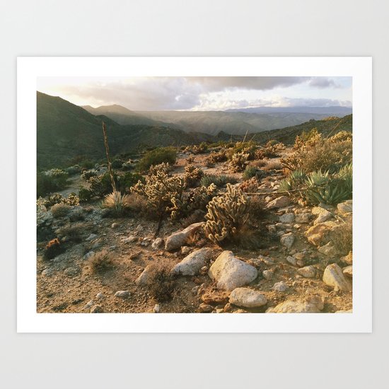 Borrego Desert Sunset Art Print