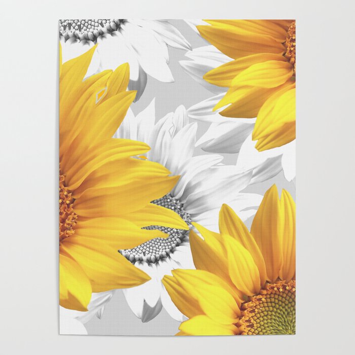 Sunflower Bouquet #decor #society6 #buyart Poster