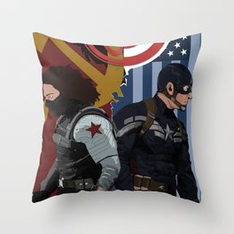 Winter Soldier Throw Pillow