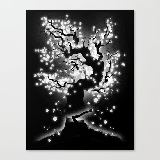 Beauty Cannot Be Interrupted Canvas Print