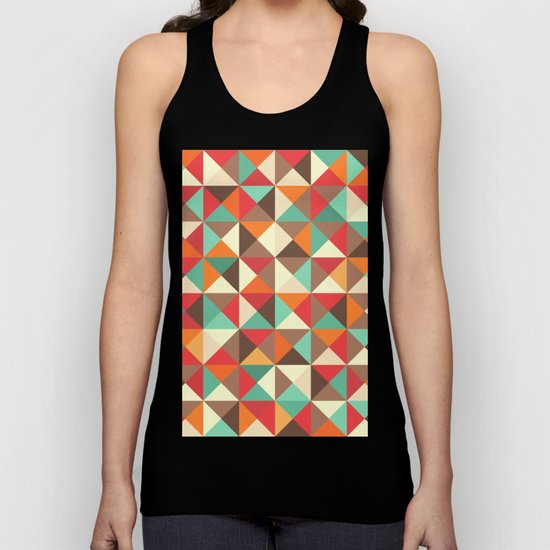 Triangle landscape Unisex Tank Top