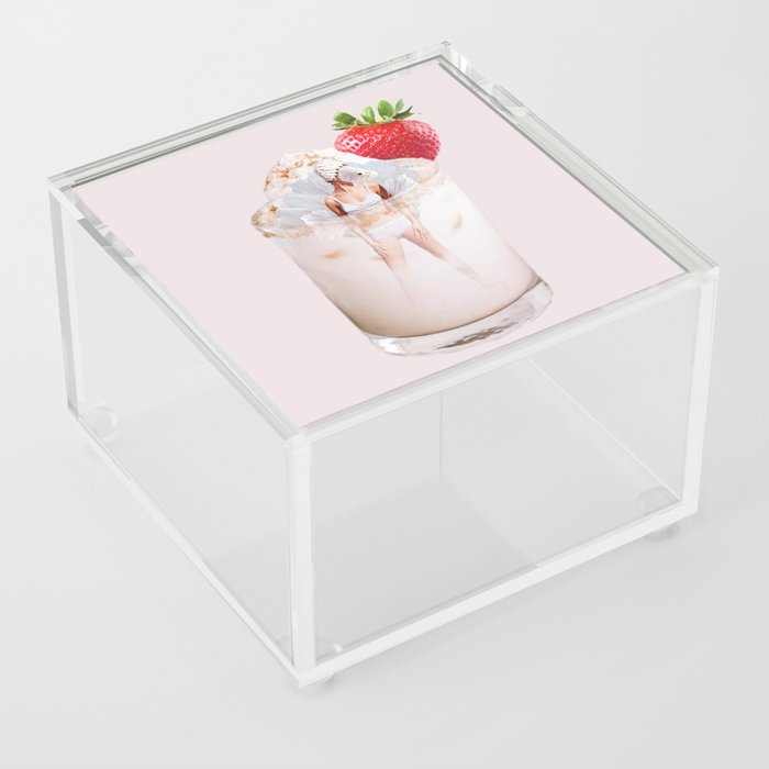 White Fish Lady Acrylic Box