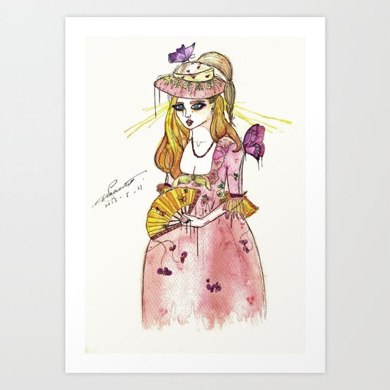 Marie Antoinette Art Print