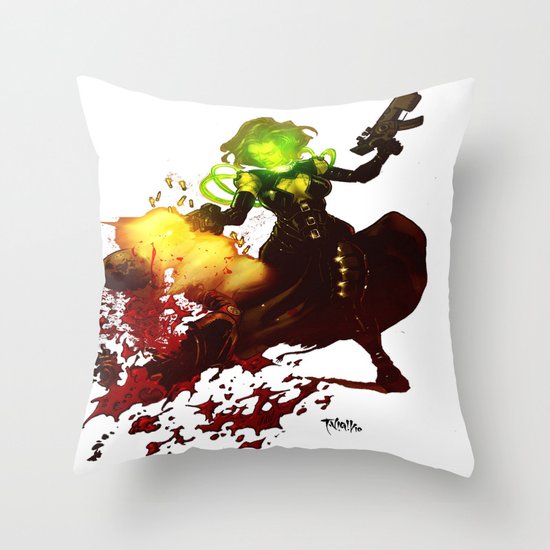 Anne Frankenstein AF2 Throw Pillow