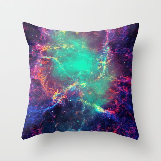 Cave Nebula Throw Pillow