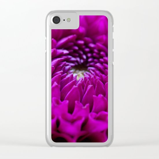 Pink Dahlia #1 #art #society6 Clear iPhone Case