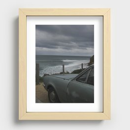 Surf Parking Only. Recessed Framed Print