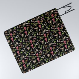 Orchid Collage Picnic Blanket