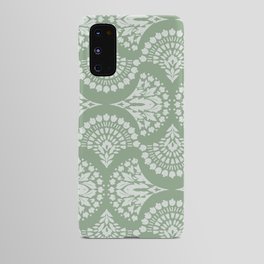 Sage Green Ornate Boho Android Case