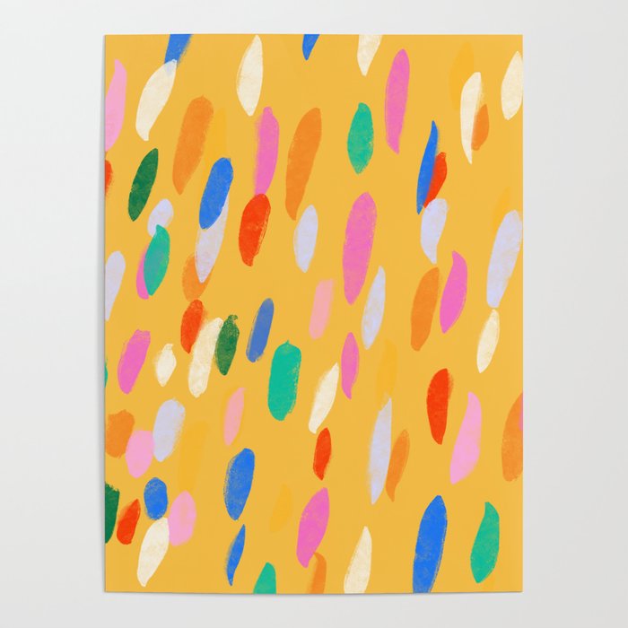 cheerful dots Poster