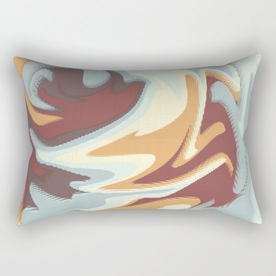 Abstract rose Rectangular Pillow