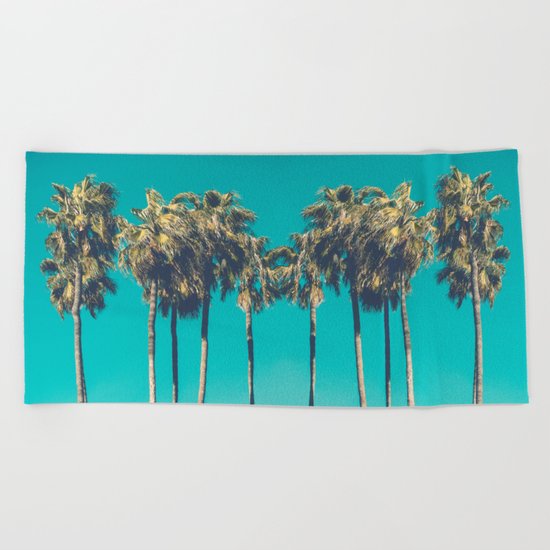 Palm Trees Beach Towel