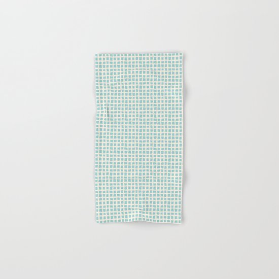 Blue Scribbles Pattern 02 Hand & Bath Towel