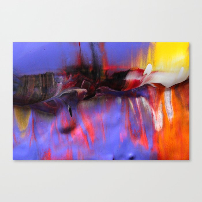 Spilled Paint III Canvas Print